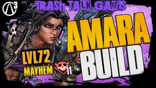 Borderlands 3  Level 72 Mayhem 11 Amara Build Gameplay [upl. by Ahserak]