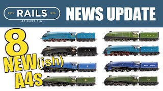 MODEL RAILWAY NEWS  New Rails Of Sheffield Exclusives LNER A4 Steam Locomotives Dapol [upl. by Kuster]