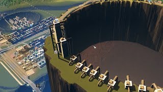 When City Planning in Cities Skylines Erupts A Volcano Full Of Poop [upl. by Nehtan368]