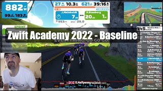 Zwift Academy 2022  Baseline  Will ZA make me stronger [upl. by Adnuhsor]