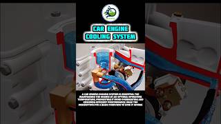 🚗 How a Car Engine Cooling System Works ❄️ MathTonics 🍁 shorts carengine coolingsystem [upl. by Dorkas380]