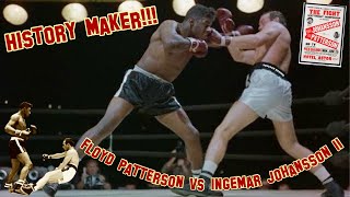 Floyd Patterson vs Ingemar Johansson 2 1080p 60fps [upl. by Aitat]