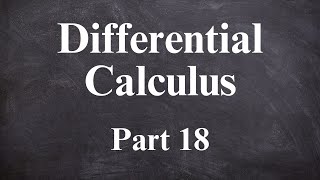 Differential Calculus Part 18  IIT JAM  CSIR NET  TIFR  GATE  ISI  NBHM [upl. by Latyrc308]