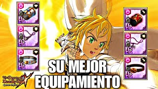 🤔 ¿CÚAL ES EL MEJOR EQUIPAMIENTO PARA MELIODAS REY DEMONIO 🤔  PVP Élite  7DS Grand Cross [upl. by Warford873]