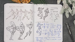 Glenn Vilppu Drawing Manual Study Figure Drawing Practice Ft Relaxing Thunderstorm [upl. by Ahsead]