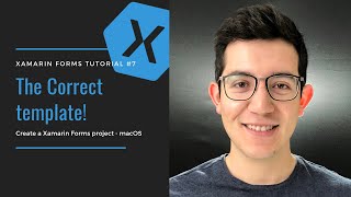 Create a Xamarin Forms Project on macOS  The correct template [upl. by Taro]