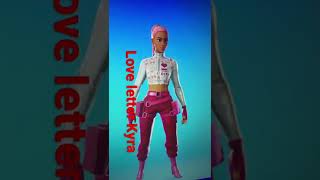 New Kyra skin in Fortnite chapter 3   Love letter Kyra [upl. by Ayrb]