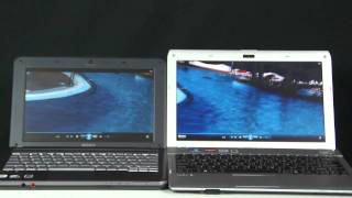 Intel Atom VS AMD Fusion  Video Playback Test [upl. by Eanrahs]