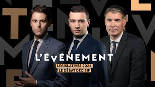 LÉvénement  Législatives 2024  Le débat décisif  suivez le direct [upl. by Boucher]