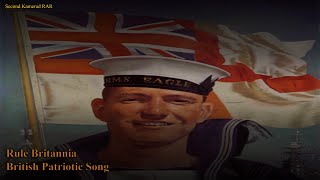 Rule Britannia  British Patriotic Song  With Lyrics [upl. by Selwin]