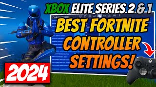 BEST EVER Xbox Elite Controller Series 2 amp 1 Settings Setup Binds amp Gameplay  Fortnite Chapter 2 [upl. by Cinom]