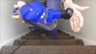 Vacuuming Dusty STAIRCASE CARPET ➡️ ASMR Hoovering Sound vacuumingcarpet hoovering vacuumsound [upl. by Trix]