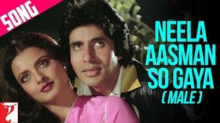 Neela Aasman So Gaya Male  Song  Silsila  Amitabh Bachchan  Rekha [upl. by Alek]