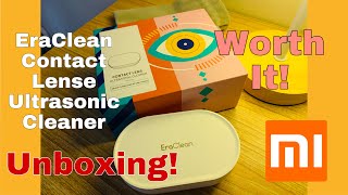 Unboxing EraClean Contact Lense Ultrasonic Cleaner from Xiaomi  Philippines [upl. by Idalla]