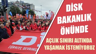 DÄ°SK SAÄžLIK VE SOSYAL HÄ°ZMET Ã‡ALIÅžANLARI Ä°LE BAKANLIK Ã–NÃœNDE [upl. by Renrew563]