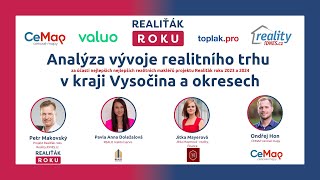 Analýza vývoje realitního trhu v kraji Vysočina červenec 2024 [upl. by Ailelc]