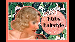 Easy 1920s hairstyle [upl. by Leilah]