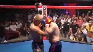 Murat Aygun vs Gabriel Alesutan KL Cage Fight 7 K1 rules heavyweight superfight Kombat League [upl. by Aivatnwahs]