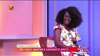 Tio Yado em Angola Assim foi o programa da Tv Zimbo com Sargento Apito e Humorista Nanter [upl. by Franz]