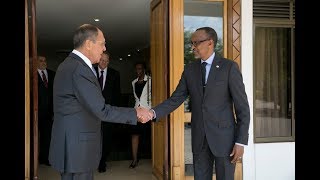 President Kagame meets with Russian Minister of Foreign Affairs Sergey Lavrov [upl. by Barn676]