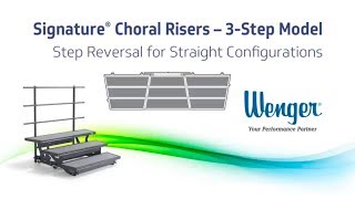 Signature® Choral Risers  3Step Model  Step Reversal Instructions [upl. by Hyacinthe]