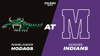 Rhinelander at Mosinee  2024 WIAA Boys Basketball [upl. by Anthony]