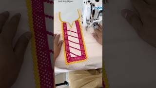 Neck design  design neck  lace se gala design banane ka sabse aasan tarika very easy neck [upl. by Campagna]