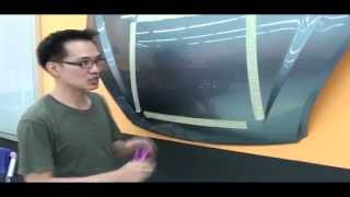 Nano Armor  Worlds Best AntiScratch Car Coating Demo from Butterworth Penang [upl. by Notneiuq]