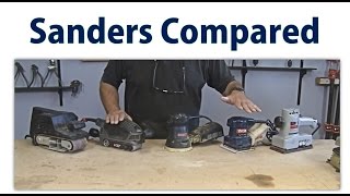 Wood Sander Overview  Beginners 12  woodworkweb [upl. by Rekoob]