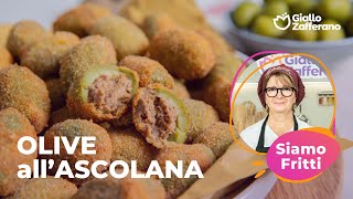 OLIVE allASCOLANA  la RICETTA ORIGINALE di GABRIELLA CALVARESI di SIAMO FRITTI😋💚 [upl. by Ogram709]