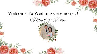 🔴 LIVE 🔴 MUNAF amp FERIN  WEDDING CEREMONY  DT 15102024 [upl. by Lairea]