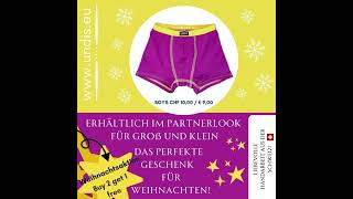 wwwundiseu Lustige bunte amp bequeme Boxershorts im Partnerlook für Männer Frauen amp Kinder [upl. by Nnylarac]