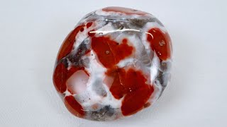 Carnelians from Morocco Tumbled for a Year—Rocks in a Box 61 [upl. by Rafe935]