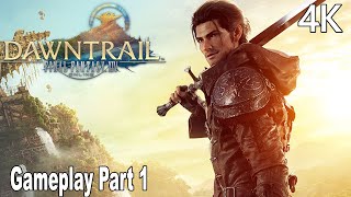 Final Fantasy XIV Dawntrail Gameplay Walkthrough Part 1 4K No Commentary [upl. by Lavro718]