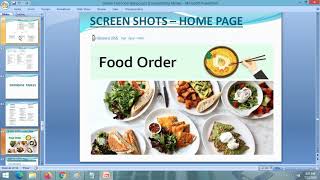 PPT  Fast Food Ordering System Multi Vendor  Django Project PPT [upl. by Atsiuqal]