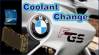 F700GS Full Service P3 Coolant Change [upl. by Ane]