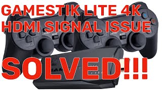 Solved GameStick lite 4k HDMI no signal issue SOLVED [upl. by Behl451]