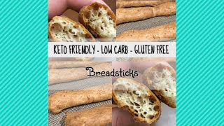 Keto Low Carb Breadsticks [upl. by Iney296]