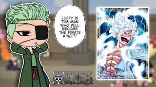 Past Strawhats Pirates react to Future  Luffy Gear5 After time skip [upl. by Ayouqat]