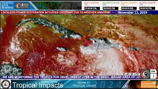 20241111 5PM ET Tropical Update Possible Tropical Cyclone Near End of the Week SISE [upl. by Ennyleuqcaj772]