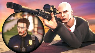 Agent 47 Takes HITMAN Jobs in GTA 5 RP [upl. by Virginie144]