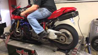 Ducati 1098S Akrapovic Evo Full Titanium Exhaust PreECU Tune [upl. by Narud577]