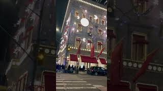 New York City Christmas Fifth Ave Lights [upl. by Cornelius]