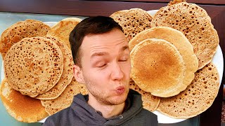 Pfannkuchen einfach ölfrei bio vollkorn  vegan Selber machen  Rezept [upl. by Eliseo]