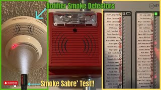 Left Side Smoke Detectors Fire Alarm System Test 1 [upl. by Cathryn599]