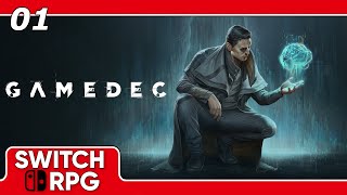 Gamedec  Nintendo Switch Gameplay  Episode 1 [upl. by Shanks971]