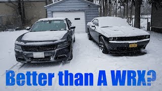 The WRX of Mopar  Dodge Charger SXT AWD in SNOW REVIEW from a Challenger RT Owner [upl. by Piper]