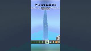 Minecraft lava build hack shorts tower [upl. by Scever]