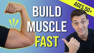 Build Upper Body Muscle FAST with 4 Exercises Ages 50 [upl. by Ralina309]