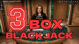 YAN BAHİSLER AKIYOR AMA ANA BAHİSLER 3 BOX BLACKJACK blackjack blackjackvideo slot casino [upl. by Tiloine]